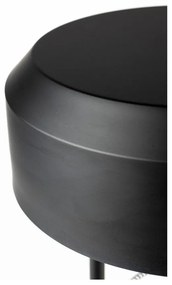 Fekete állólámpa fém búrával (magasság 135 cm) Landon – White Label