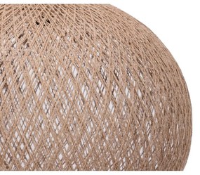 Bézs függőlámpa juta búrával ø 38 cm – Opviq lights