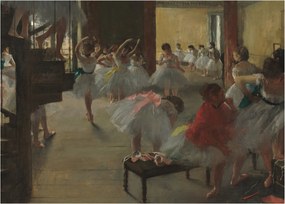 Kép - Edgar Degas, The Dance Class, reprodukciók (70x50 cm)