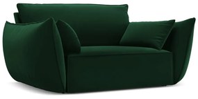 Sötétzöld bársony fotel Vanda – Mazzini Sofas