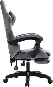 Irodai/gamer szék, szürke, LOPES