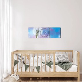 Kép - Pitypang a szélben (órával) (90x30 cm)