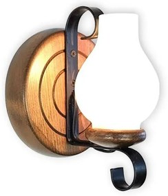 Brilagi - Fali lámpa ROATA APLICA 1xE14/40W/230V bükkfa/dió