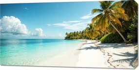 Vászonkép 100x50cm Hálószoba Nappali Panoráma Paradicsom tengerpart