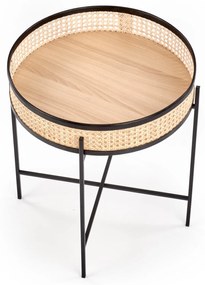 Rattan dohányzóasztal LANIPA 50x55