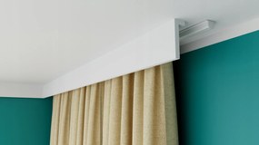 Mennyezeti sínvédő függönykarnis L 11x4cm