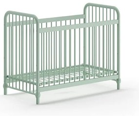 Zöld fém babaágy 60x120 cm BRONXX – Vipack