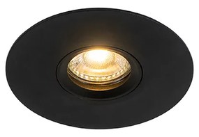 Okos süllyesztett spotlámpa fekete, Wifi GU10 50mm-es - Buco