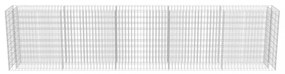horganyzott acél gabion magaságyás 450 x 50 x 100 cm