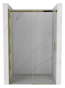 Mexen OMEGA tolĂłzuhanyajtĂł nyĂlĂĄsig 100 cm, arany ĂĄtlĂĄtszĂł, 825-100-000-50-00