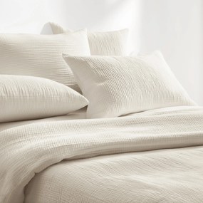 Goldea muszlin ágyneműhuzat – természetes 200 x 200 és 2db 70 x 90 cm