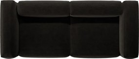 Fekete kanapé 264 cm Bergamo – Cosmopolitan Design