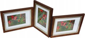 Galéria multikeret Flash fotó 15x21 cm Hármas szint/függőleges/vízszintes Barna