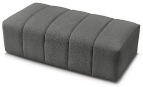 Sötétszürke buklé lábtartó Annecy – Bobochic Paris