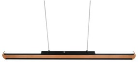 Fekete-natúr színű LED függőlámpa Deacon – Trio