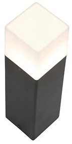Álló kültéri lámpa fekete opálfehérrel 30 cm - Denmark