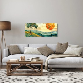 Kép - Tájkép illusztráció (120x50 cm)