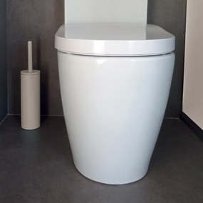 Spirella WC kefe Akira, matt szürkésbarna
