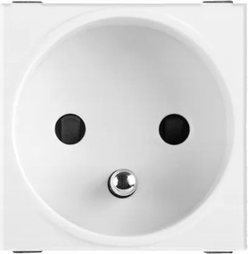 Szimpla földelt elektromos aljzat Kanlux Irodai érintkezővédelemmel