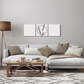Kép - rét virág N⁰2 (órával) (90x30 cm)