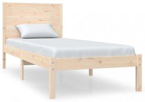 tömör fenyőfa ágy matrac nélkül 100 x 200 cm