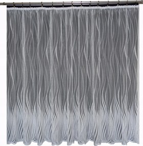 Mg Függöny jacquard 4073 Fehér 280X160 kész szalaggal