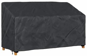 Kerti Pad Borító Fekete 165 x 70 x 65 / 94 cm 600D szövet