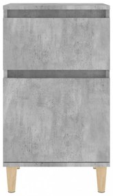 2 db betonszürke éjjeliszekrény 40 x 35 x 70 cm