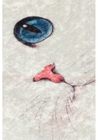 Krémszínű fürdőszobai kilépő 40x60 cm Blue Eyes – Foutastic