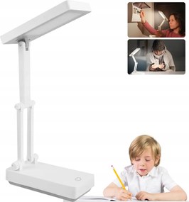 Usb asztali éjjeli lámpa asztali fehér led 26 cm