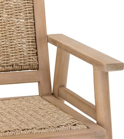 Natúr színű tömörfa kerti kanapé Sorrento – Bloomingville