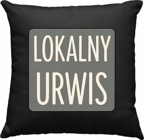 Párna Helyi Szikla Egyszerű Fekete