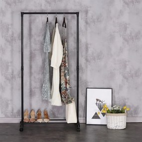 Ruhafogas, műanyag, fekete, GD-157 BK