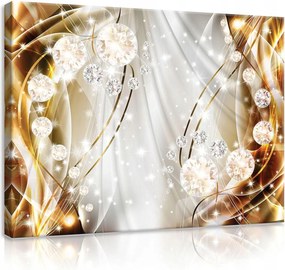 Vászonkép 80x60 Gyémánt Eső Absztrakt Nappali Dekoráció Modern