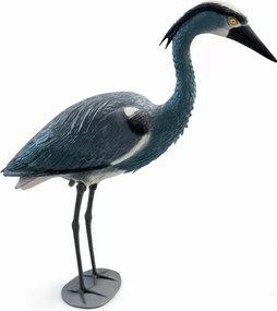 Kerti Figura Kócsag Szürke XXL