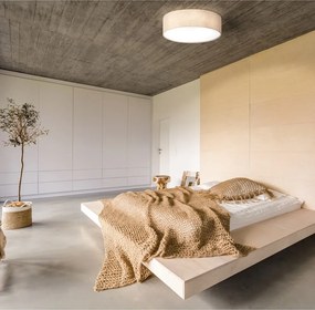 Bézs mennyezeti lámpa textil búrával ø 60 cm Thor – Fischer &amp; Honsel