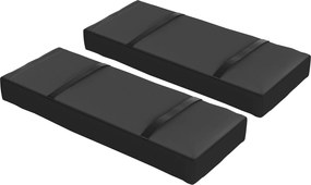 Outsunny 2 db-os Homokzsák Napernyő Stabilizálására, 25 kg-ig Tölthető Umbrella Állványhoz, 600D Oxford Anyagú, Fekete | Aosom