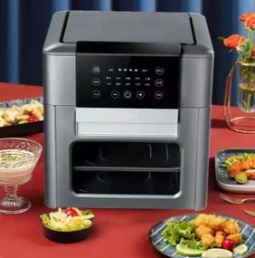 NewLine XXL (12L) Digitális kijelzős légkeveréses sütő szürke MDDD322