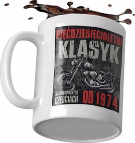 Ajándék Bögre 30 40 50 60 70 Születésnap Motor Harley Davidson Nyomott Mintával