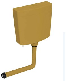 Curry sárga WC-tartály alsó vízbemenettel 3/6 liter