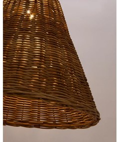 Natúr színű rattan lámpabúra ø 60 cm Calvia – Kave Home