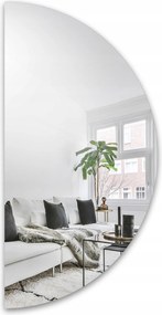 Fürdőszoba tükör félkör Helena 75x150 modern nappali előszoba