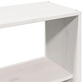 fehér tömör fenyőfa fejtámla tárolóval 140 cm