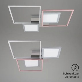 Briloner 3530-018 - LED Dimmelhető felületre szerelhető csillár FRAME LED/40W/230V + távirányító