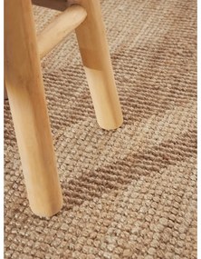 Natúr színű juta kerek szőnyeg ø 160 cm Bouclé Jaipur – Hanse Home