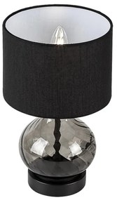 Rabalux 74034 - Asztali lámpa PIRELO 1xE14/25W/230V füstös