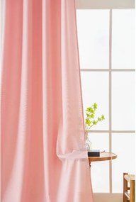 Függöny OXFORD LIGHT 140x250 cm, rózsaszín Felfüggesztés: Hullámos sínszalag