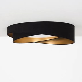 BRILAGI - Dimmelhető LED lámpa VELVET TWIST LED/36W/230V CCT Ø 65 cm WT fekete/arany + távirányító