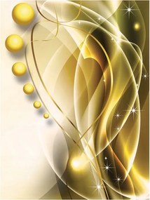 Fotótapéta Arany modern absztraktok hálószoba nappali 206x275 +ragasztó