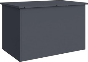 vidaXL Kültéri Tároló Doboz Antracit 80 x 50,5 x 50 cm Acél